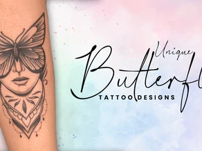 Unique Butterfly Tattoo Designs that will melt your heart